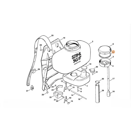 STIHL  Pierścień uszczelniający 4202 709 2000